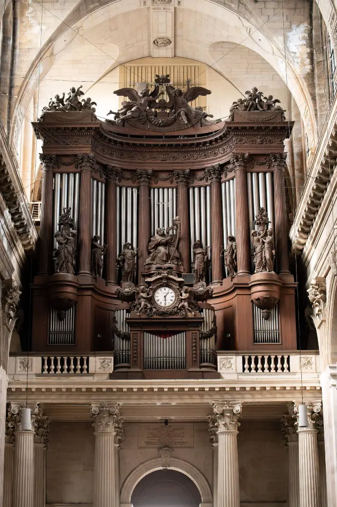 buffet du grand orgue de l'église saint sulpice